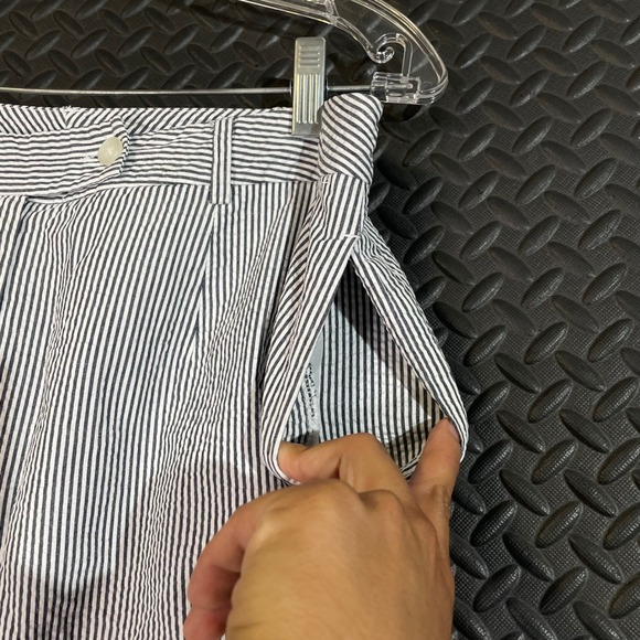Vintage Pendleton White Pinstripe Blue High‎ Rise Trouser Pants Women's Size 10 - Picture 6 of 11